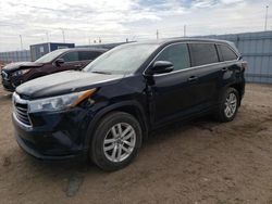 Salvage cars for sale at Greenwood, NE auction: 2016 Toyota Highlander LE