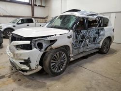 Infiniti salvage cars for sale: 2021 Infiniti QX80 Luxe