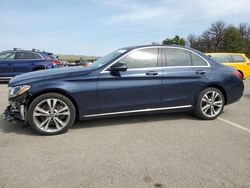 Salvage cars for sale from Copart Brookhaven, NY: 2017 Mercedes-Benz C 300 4matic