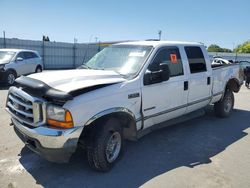 Salvage cars for sale at Antelope, CA auction: 2001 Ford F250 Super Duty