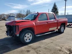 Salvage trucks for sale at Ham Lake, MN auction: 2012 Chevrolet Silverado K1500 LTZ