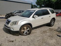 Salvage cars for sale from Copart Midway, FL: 2010 GMC Acadia SLT-1