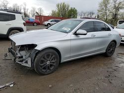 Mercedes-Benz salvage cars for sale: 2015 Mercedes-Benz C 300 4matic