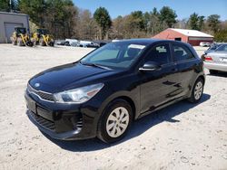 Salvage cars for sale at Mendon, MA auction: 2018 KIA Rio LX