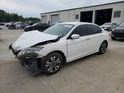 Salvage cars for sale at Gaston, SC auction: 2014 Honda Accord LX