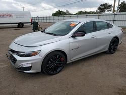 Chevrolet salvage cars for sale: 2021 Chevrolet Malibu LT