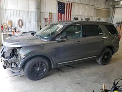 Salvage cars for sale at Mcfarland, WI auction: 2017 Ford Explorer XLT