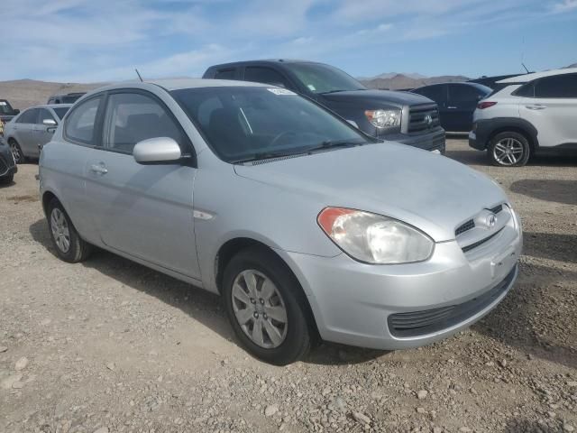 2010 Hyundai Accent Blue