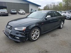 Salvage cars for sale at East Granby, CT auction: 2016 Audi S4 Premium Plus