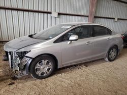 Salvage cars for sale from Copart Houston, TX: 2012 Honda Civic Hybrid L