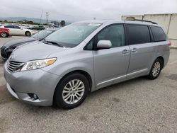 Salvage cars for sale at Van Nuys, CA auction: 2013 Toyota Sienna XLE
