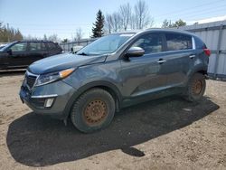 Salvage cars for sale from Copart Bowmanville, ON: 2015 KIA Sportage EX