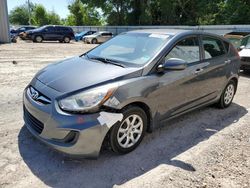 Salvage cars for sale from Copart Midway, FL: 2012 Hyundai Accent GLS