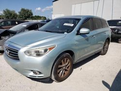 Salvage cars for sale from Copart Apopka, FL: 2014 Infiniti QX60