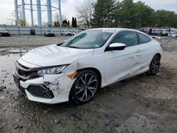 Salvage cars for sale at Windsor, NJ auction: 2018 Honda Civic SI