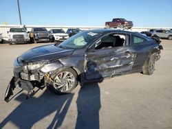 Salvage cars for sale at Wilmer, TX auction: 2017 Honda Civic LX