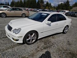 Salvage cars for sale from Copart Graham, WA: 2005 Mercedes-Benz C 230K Sport Sedan