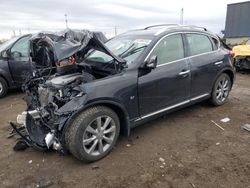 Salvage cars for sale from Copart Woodhaven, MI: 2016 Infiniti QX50