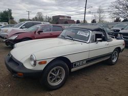 Salvage cars for sale at New Britain, CT auction: 1979 MG Convert