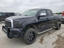 Salvage trucks for sale at Grand Prairie, TX auction: 2010 Toyota Tundra Double Cab SR5