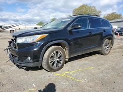 Toyota salvage cars for sale: 2016 Toyota Highlander XLE