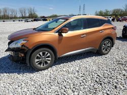 Salvage cars for sale at Barberton, OH auction: 2017 Nissan Murano S