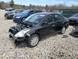 Salvage cars for sale from Copart Candia, NH: 2015 Nissan Versa S