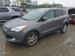 Salvage cars for sale at Spartanburg, SC auction: 2014 Ford Escape Titanium