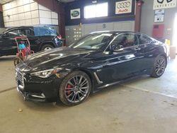 Salvage cars for sale at East Granby, CT auction: 2017 Infiniti Q60 RED Sport 400
