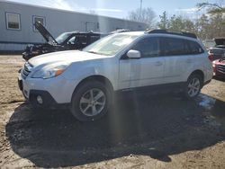 Salvage cars for sale from Copart Lyman, ME: 2013 Subaru Outback 2.5I Premium
