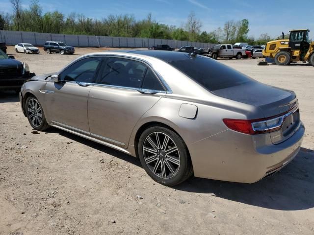 2018 Lincoln Continental Reserve