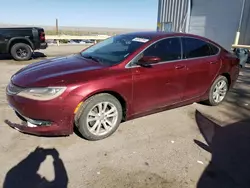 Vehiculos salvage en venta de Copart Albuquerque, NM: 2015 Chrysler 200 Limited