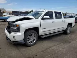 Salvage cars for sale at Denver, CO auction: 2016 Chevrolet Silverado K1500 High Country