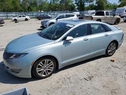 Salvage cars for sale at Hampton, VA auction: 2014 Lincoln MKZ Hybrid
