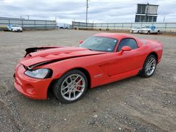 Salvage cars for sale at Chatham, VA auction: 2006 Dodge Viper SRT-10