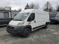Salvage trucks for sale at Waldorf, MD auction: 2021 Dodge RAM Promaster 3500 3500 High