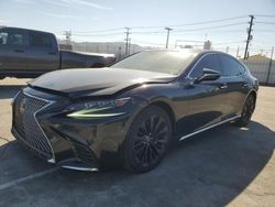 Salvage cars for sale from Copart Sun Valley, CA: 2019 Lexus LS 500 Base