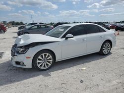 Salvage cars for sale from Copart Arcadia, FL: 2018 Audi A4 Premium