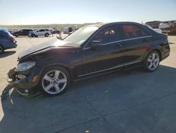 Salvage cars for sale at Grand Prairie, TX auction: 2010 Mercedes-Benz C300