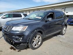 Ford Explorer salvage cars for sale: 2017 Ford Explorer XLT