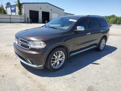 Salvage cars for sale at Savannah, GA auction: 2017 Dodge Durango SXT