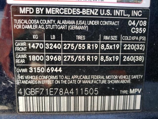 2008 Mercedes-Benz GL 450 4matic