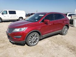 Salvage cars for sale at Amarillo, TX auction: 2017 Lincoln MKC Reserve