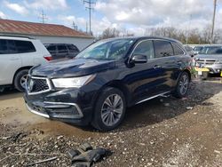 Salvage cars for sale from Copart Columbus, OH: 2018 Acura MDX Technology