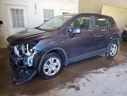 Salvage cars for sale at Davison, MI auction: 2018 Chevrolet Trax LS