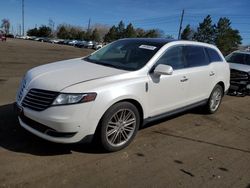 Vehiculos salvage en venta de Copart Denver, CO: 2017 Lincoln MKT