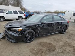 Salvage cars for sale at East Granby, CT auction: 2024 Honda Civic Sport