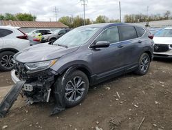 Salvage cars for sale from Copart Columbus, OH: 2022 Honda CR-V EXL