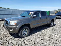 Salvage cars for sale from Copart Windham, ME: 2011 Toyota Tacoma Double Cab Long BED