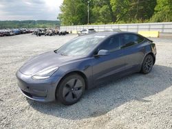 Salvage cars for sale from Copart Concord, NC: 2020 Tesla Model 3